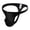 Black, variant on ENCCRWINMens Underwear Thong,Sexy Bikini T Back Underwear for Men Double Waist Breathable Low Rise Novelty G String,Complexion L