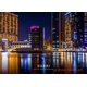 thumbnail image 3 of Paisaje urbano de Dubái, edificio, torre Burj Khalifa, vistas nocturnas de la ciudad, carteles artísticos, pintura en lienzo, impresiones de pared, imágenes para la decoración del hogar de la habitaci, 3 of 5