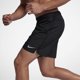 thumbnail image 3 of Pantalones cortos deportivos Nike originales de secado rápido para hombre, para correr, fitness, moda, con forro, informales, negros, 856837-011, 3 of 5