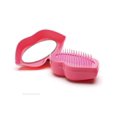 thumbnail image 4 of Cepillo desenredante para el cabello con diseño antiestático, mango ergonómico y masajeador del cuero cabelludo, color rosa, tamaño viaje., 4 of 5