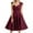 Wine, variant on MGCWSH Women Short 1950s Retro Vintage Cocktail Party Swing Dresses Black 2XL