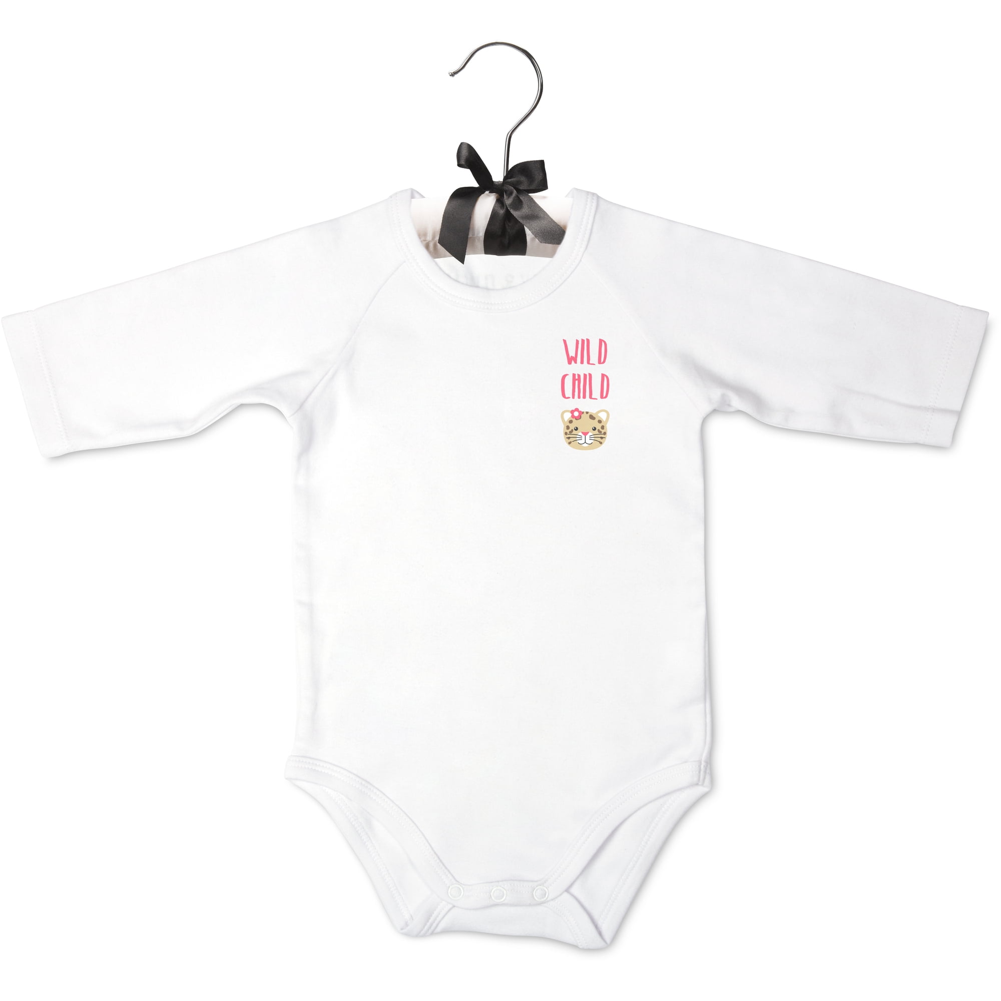 Pavilion Gift Company - Jungle Cat - 6-12 Months 3/4 Length Sleeve Onesie