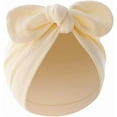 thumbnail image 2 of Dalrosia 4PCS Baby Girl Hat Infant Cotton Hats Knotted Rabbit Ear 0-12 Months, 2 of 5