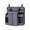 Dark Gray, variant on Tuscom Nursery Hanging Diaper Caddy Organizer Washable Crib Storage Bag for Baby Essentials Wipes Bottles Clothes