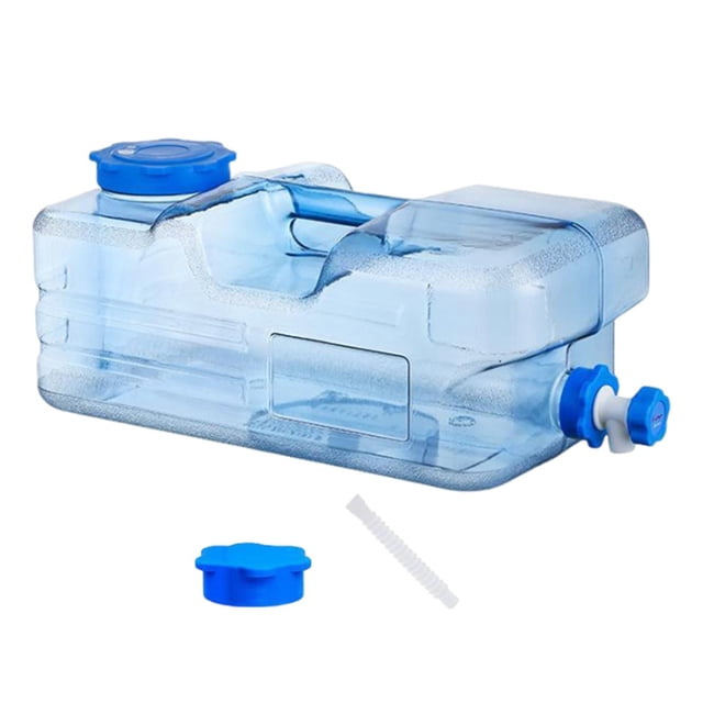 maskred Camping Water Container Large Water Storage Jug for RV Emergency Backpacking 12L Blue 15L