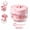 Pink, variant on 3 in 1 Retainer Cleaner Case Denture Bath Case No-Leak Retainer Case with Lid Denture Container Cups for Soaking Full & Partial Dentures for Home Travel