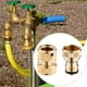 thumbnail image 5 of Conector Rápido Manguera Jardín Adaptador de Alta Presión Acoplamiento de Latón Antifugas Fácil Conexión Adecuado para Tareas de Riego Lavado de Autos y Uso Doméstico Exterior estilo A, 5 of 9