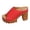 Red, variant on Linfrsh Women'S Sandals Cloud and Men, Pillow House Slippers Shower Shoes Indoor Slides Bathroom Sandals, Ultimate Comfort, Lightweight, Thick Sole, Non-Slip, Easy to Clean(Khaki,Size9.5)