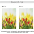 thumbnail image 3 of Spring Summer House Flag 28x40 Double Sided Spring Meadow with Tulips Daffodils Garden Yard Flags Welcome Spring Rustic Farmhouse Outdoor Banner Party Home Decor, 3 of 6