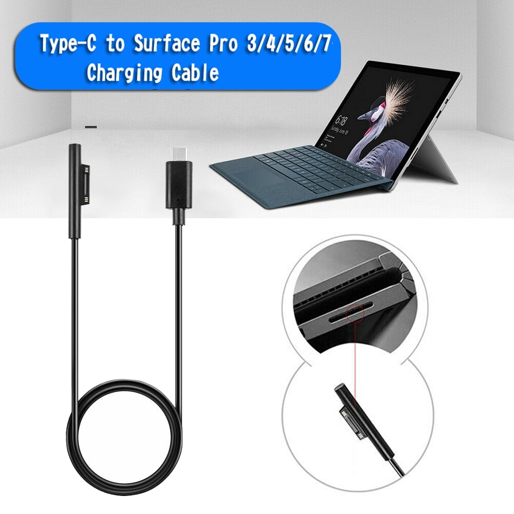 Surface Book Works with 45W Type C Charger for Microsoft Surface Pro 6 Pro 5 Pro 4 Pro 3 Surface Go,Surface Book Laptop USB C to Surface Pro Charger 15V Aisilk Surface Connect to USB-C Adapter 15V 