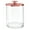 Clear/Rose Gold, variant on mDesign Large Plastic Bathroom Apothecary Canister Jar, 4 Pack, Clear/Rose Gold