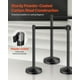 thumbnail image 2 of Stanchion VEVOR de control de multitudes con correas retráctiles x4, 2 of 9