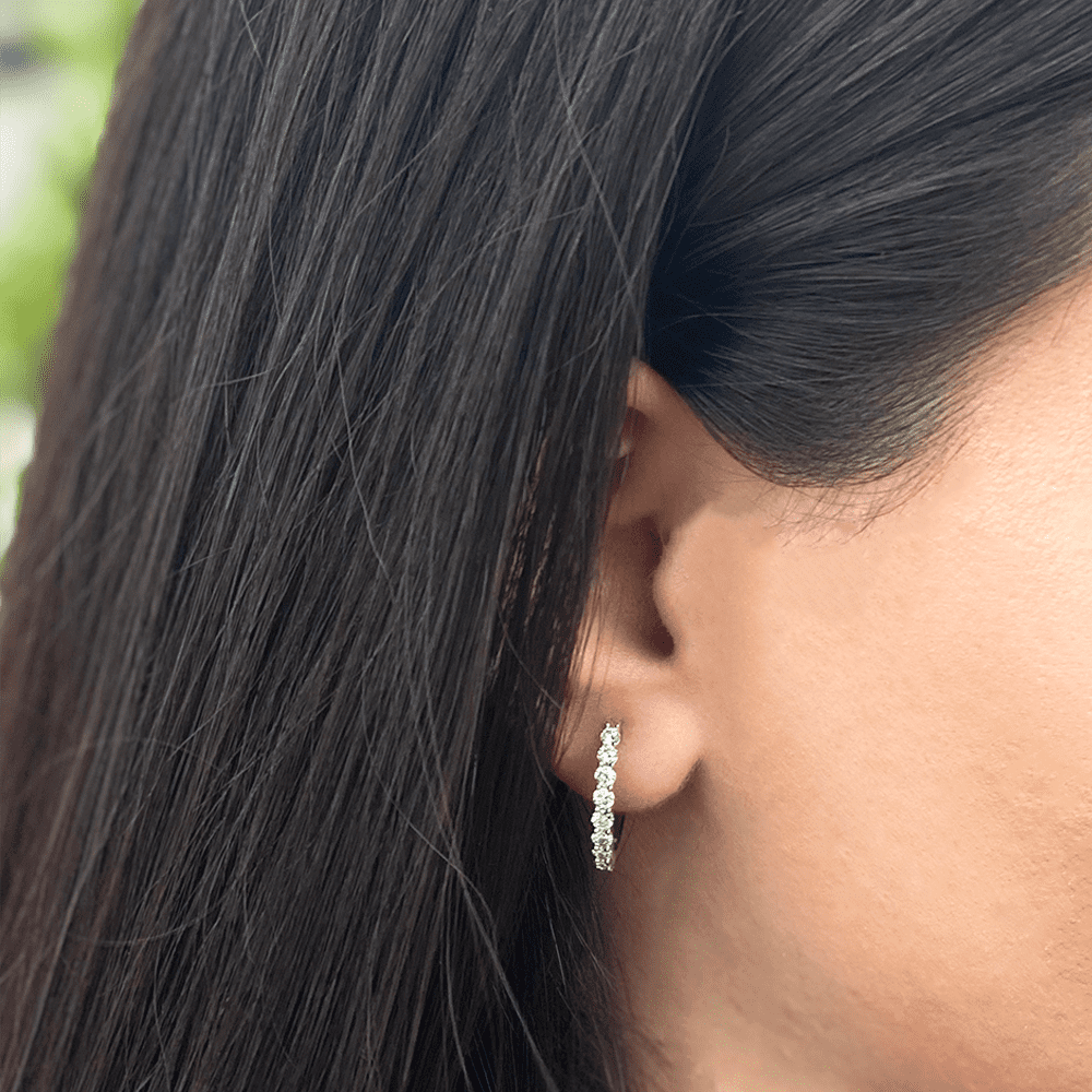 ILU Huggie Hoop Earrings - IceLink