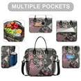 thumbnail image 2 of Pioneer Flower Floral Print Pattern Womens Lunch Box for Work,Insulated Large Lunch Bag for Tween and Teen,Loncheras Para Mujer,Leakproof Adult Lunch Bag for Work,Beach,Travel,Picnic,Camping, 2 of 7