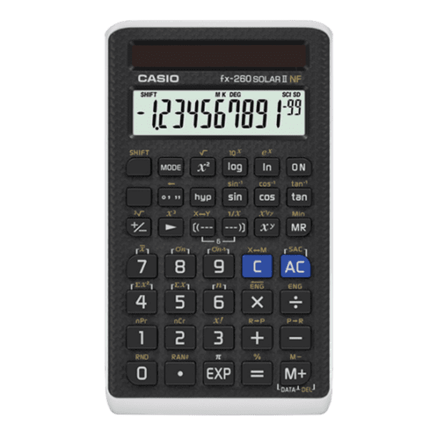 Casio Fx 260 School Edition No Fraction Solar Scientific Calculator Walmart Com