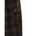 thumbnail image 3 of Weekend Academy Boys Flannel Cargo Pants, Sizes 4-18, 3 of 4