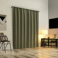 thumbnail image 2 of Sun Zero Bergen 1-Piece Theater Grade Extreme 100% Blackout Rod Pocket Curtain Panel, 40"X63", Sage Green, 2 of 9
