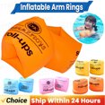 thumbnail image 2 of Arm Swimming Rings Toddler Arm Float Rings Arm Bands Kids Swim Arm Floaties Toddler Inflatable Kids Safety Swimming Accessories Pink, 2 of 6