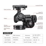 Sunwayfoto GH-PRO IIS Lightweight Edition Geared Head