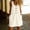 White, variant on QUNYINEY Summer Sundresses for Women Casual Beach Sleeveless Cotton Linen Black Midi Tank Dress Button with Pockets Loose Fit Crew Neck Dresses
