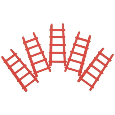 Guichaokj 5 Pcs Wooden Ladder Model Adorable Ladders Ornament Landscape Decor Mini House Decorations Toys Step Accessories
