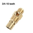 thumbnail image 2 of Brass Check Valve For Air Compressor Male Threaded Overpressure Safety Feature Automatic Bleeding Suitable For Various Sizes C Fangkenuo, 2 of 6