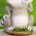thumbnail image 5 of Sruoe Garden Statues for Outside, Garden Decorations Outdoor, Garden Decor with LED Light, Garden Solar Lights, Solar Garden Decor, Gardening Gifts, Animal Garden Statue for Garden Lawn Pathway Yard, 5 of 6