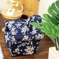 thumbnail image 2 of Dollhouse Couch with Pillow 1 12 Scale Miniature Sofa Arm Chair Living Room Furniture Wooden Fabric Frame Single Reading Chair Artificial House Room Scene Decoration (Blue), 2 of 6