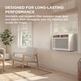 thumbnail image 4 of TCL 5,000 BTU Mechanical Window Air Conditioner (White) - Two-in-One Cooling & Fan, 7 Temperature Settings, Dual Fan & Cooling Speeds, Compact Fit, Washable Filter, Cools up to 150 Sq ft - W5WM-3, 4 of 17