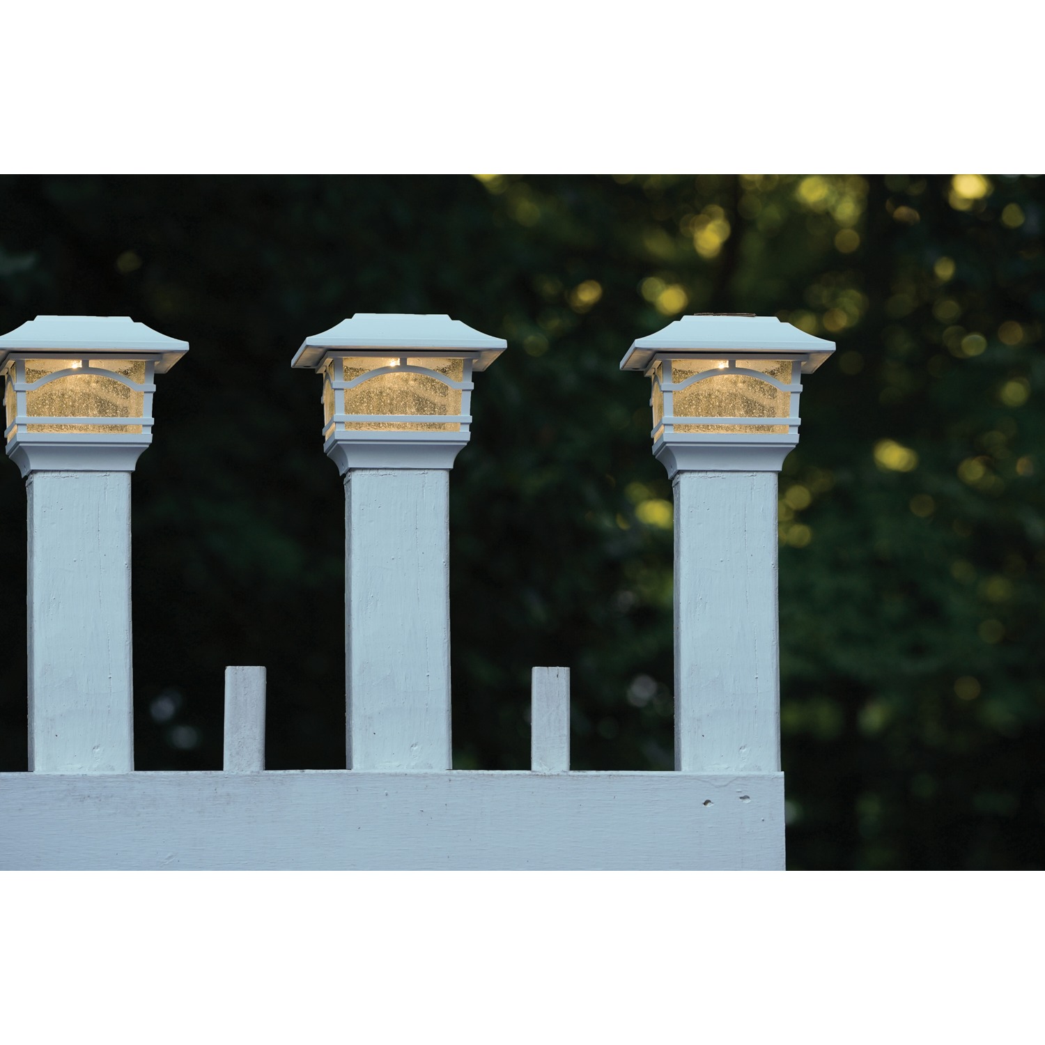 Maxsa® Innovations Maxsa Innovations 41971 Solar Post Cap And Deck Railing Lights 2 Pack (White) - image 3 of 3