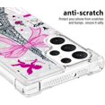 thumbnail image 4 of Slim Fit Phone Case for Samsung Galaxy S23 Ultra,Crystal Bling Quicksand Effect TPU Bumper Case with Four Corners Anti-Drop Protection Cover for Galaxy S23 Ultra,YBDT Iron Tower, 4 of 14