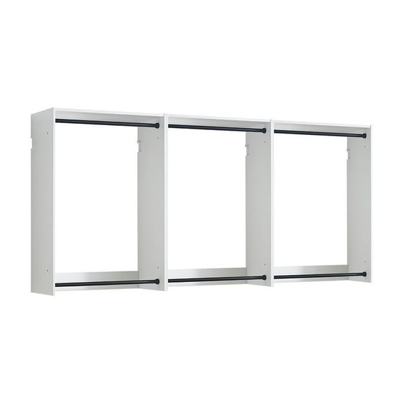 Klair Living Devi Series 31.5" - 94.5" W White Modular Closet System