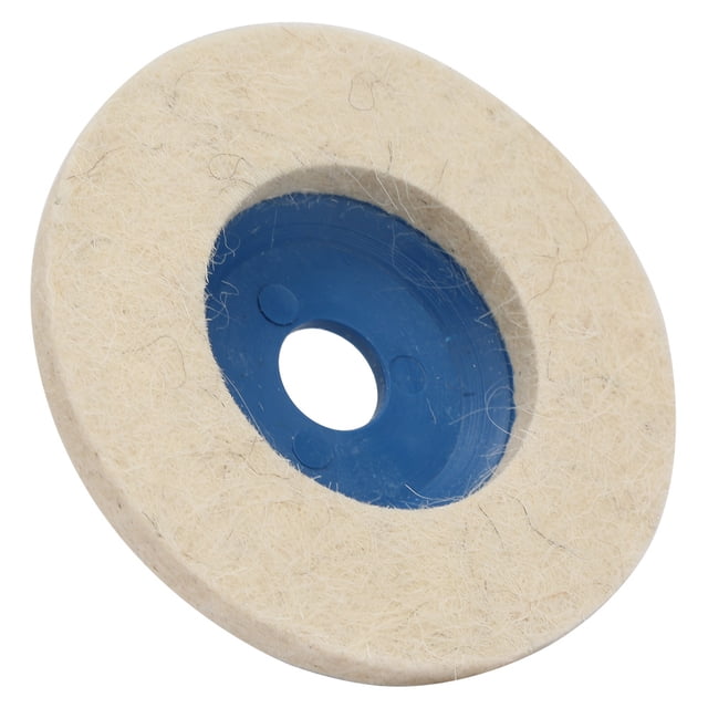 Rueda De Pulido De Lana Pulido De Disco De Fieltro 3pcs Anjas De ángulo Angular Para Muebles, Autos Material De