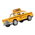 thumbnail image 3 of Modelo De Vehículo De Simulación De Taxi De aleación, Juguete De Mano De Obra Exquisita, Música Ligera, Colección De Mini Coches Extraíbles Para Niños, 3 of 7