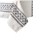 thumbnail image 4 of Geometric Table Cloth Modern and Minimalist Tablecloth Linen Farmhouse Decoration 60x120 Rectangle Printed Boho Pattern Non-Fade Washable Oblong Table Cover for Kitchen Dining Tabletop, 4 of 5
