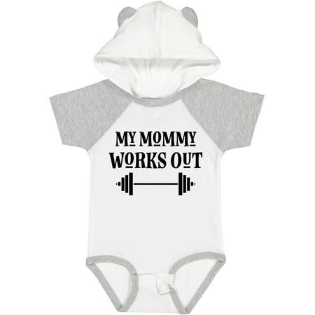 

Inktastic Exercise My Mommy Works out Gift Baby Boy or Baby Girl Bodysuit