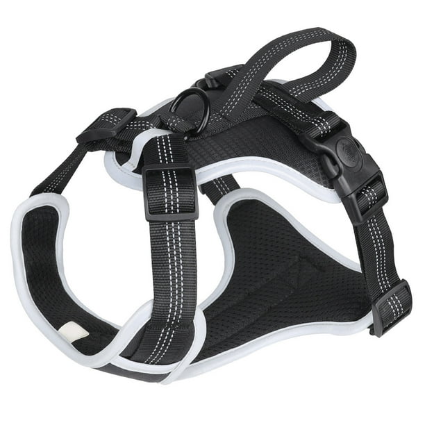 Chaleco oxford reflectante anti asfixia para mascotas con mango fácil de controlar, adecuado para el entrenamiento para caminar MFZFUKR CPB-US-XAH175-2