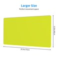 thumbnail image 3 of Bingfone Yellow Large Gaming Mouse Pad,Extended Desk Mousepad With Stitched Edges,Non-Slip Base,Water Resist Keyboard Pad For Gamer, Office & Home, 29.5 X 16 In, 3 of 9