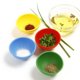 thumbnail image 2 of 4 cuencos de silicona para alimentación de bebés, cuencos de arroz, cuencos pequeños para condimentos, cuencos resistentes a caídas para niños (amarillo, verde, azul y rojo), 2 of 7