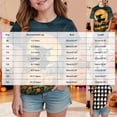 thumbnail image 4 of KPOPLK Kids Halloween Shirt Girls Halloween Pumpkin Shirt Cute Ghost Tshirts Fall Pumpkin T-Shirt Spooky Season Tee,Size 10-11 Years, 4 of 6