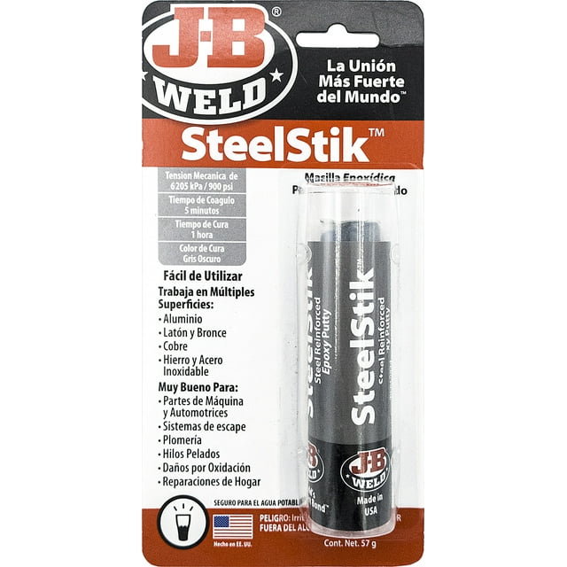 J-B Weld Masilla Epóxica Reforzada Con Acero Para Metal 57g JB-WELD .