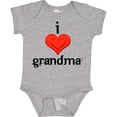 thumbnail image 3 of Inktastic I Love Grandma Boys or Girls Baby Bodysuit, 3 of 5