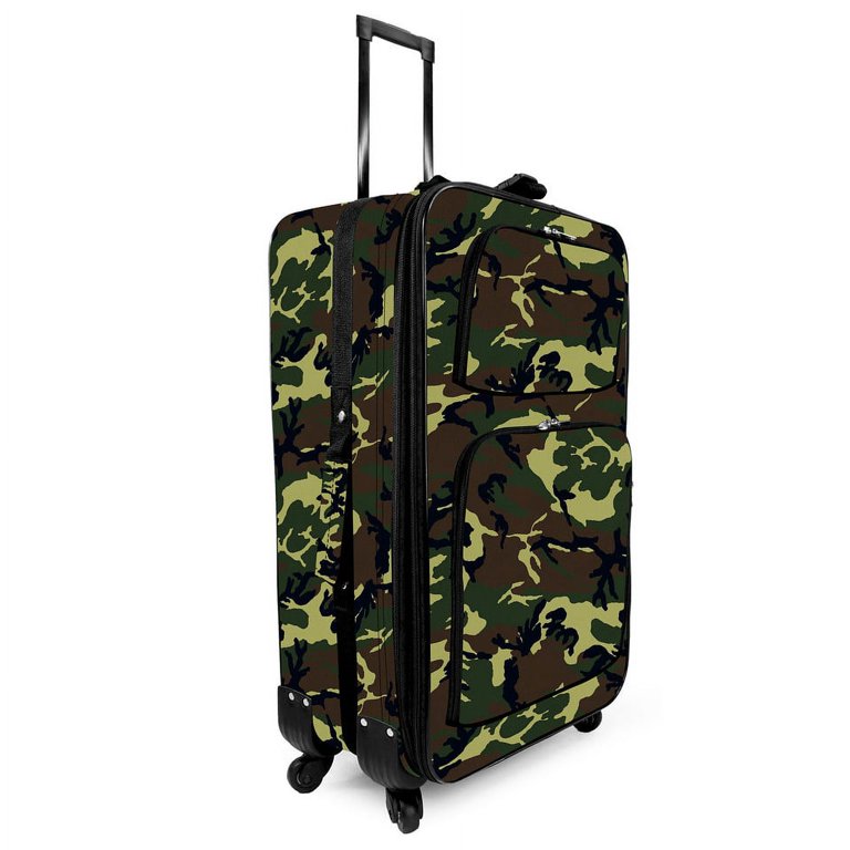 Camouflage luggage sets new arrivals