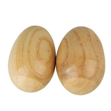 Maracas De Madera Para Niños - 12 Piezas | Huevos Musicales Para Fiestas Y Juego Educativo