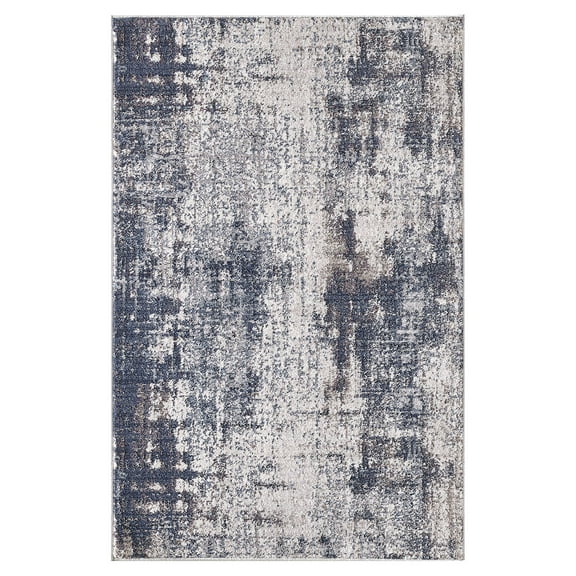 Better Homes & Gardens Navy Abstract Indoor Accent Rug, 30" x 46"