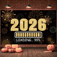 thumbnail image 6 of Golden Glitter 2026 New Year Banner Firework Design 2026 Celebration Display Sparkling Effect Black Background Happy 2026 Backdrop for New Year Party 2026 Celebration Festival Decoration, 6 of 9