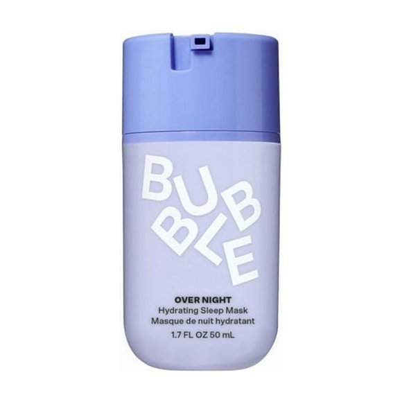 Bubble Skincare Over Night Hydrating Sleep Cream Mask, Leave-on Mask, All Skin Types, 1.7 fl oz / 50 ml, Bubble Overnight Hydrating Sleep Cream Mask