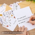 thumbnail image 6 of Austok 36 Pack Wildflower Thank You Cards Floral Blank Card Flower Greeting Cards with Envelopes and Matching Stickers for Weddings Birthdays Bridal and Baby Showers, 6 of 10