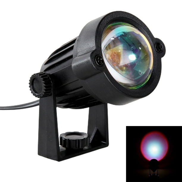 De Proyección De Puesta De Sol, Iluminación De Suelo De Proyección De Puesta De Sol De Arco Iris, Lámpara De Pie Led Para Sala De Estar Y Dormitorio Yuarrent HA041183-04
