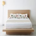 thumbnail image 6 of Yayeee Pillowcase Queen Size Set of 2 Satin Wrinkle Resistant Pillow Case, Brown Christmas House, 6 of 7